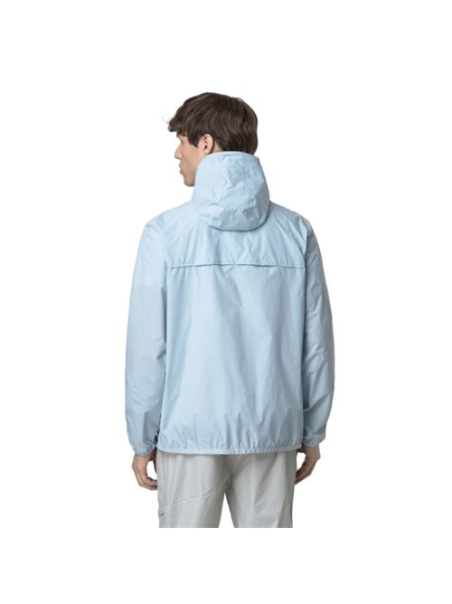 giubbotto unisex corto nylon celeste K-WAY | K2123ZW121